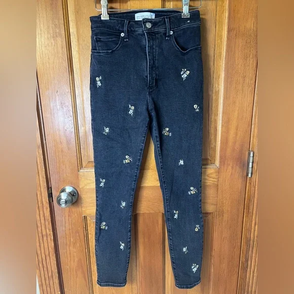 LOT BUNDLE 3 Pair size 26 jeans Abercrombie Hollister high-rise distressed - Picture 2 of 11